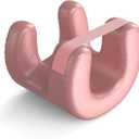 Anti-Wrinkle Beauty Sleep Pillow  Memory Foam for Side Sleepers & Skin Care, Ergonomic Neck Support with Silk Satin Fabric (Pink)