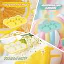 LA BELLEFE Wax Melts, Wax Cubes Strong Scent for Warmer -Cinnamon Roll, Marshmallow Dreams, Sicilian Lemon, Salted Caramel Cream, Vanilla Cake, Golden Apple, 6 Pack, 36-Cube