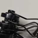 E BAVITE Black Swivel Swing Magnetic Hooks 120LB Refrigerator Magnet Hook 10 Pack Strong Neodymium Magnet Hook for Magnets Surfaces 67.5mm(2.66in) in Length