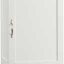 Sauder Miscellaneous Tall Storage Cabinet, Kitchen Pantry, Single Door with Adjustable Shelves, White Finish