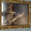 Gold 8x10 Picture Frame Vintage Antique Baroque for Wall or Tabletop Display, Ornate Gothic Victorian Frames Matted to 5x7 Photo
