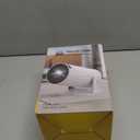 LJYT mini projector, 1080P Portable Projector, Support 4KWiFi 6, Android 11 ,200 ANSI Lumens, Auto Keystone, Bluetooth 5.4, 210 Rotation, Compatible with TV Stick/HDMI/USB/Smartphone (White)