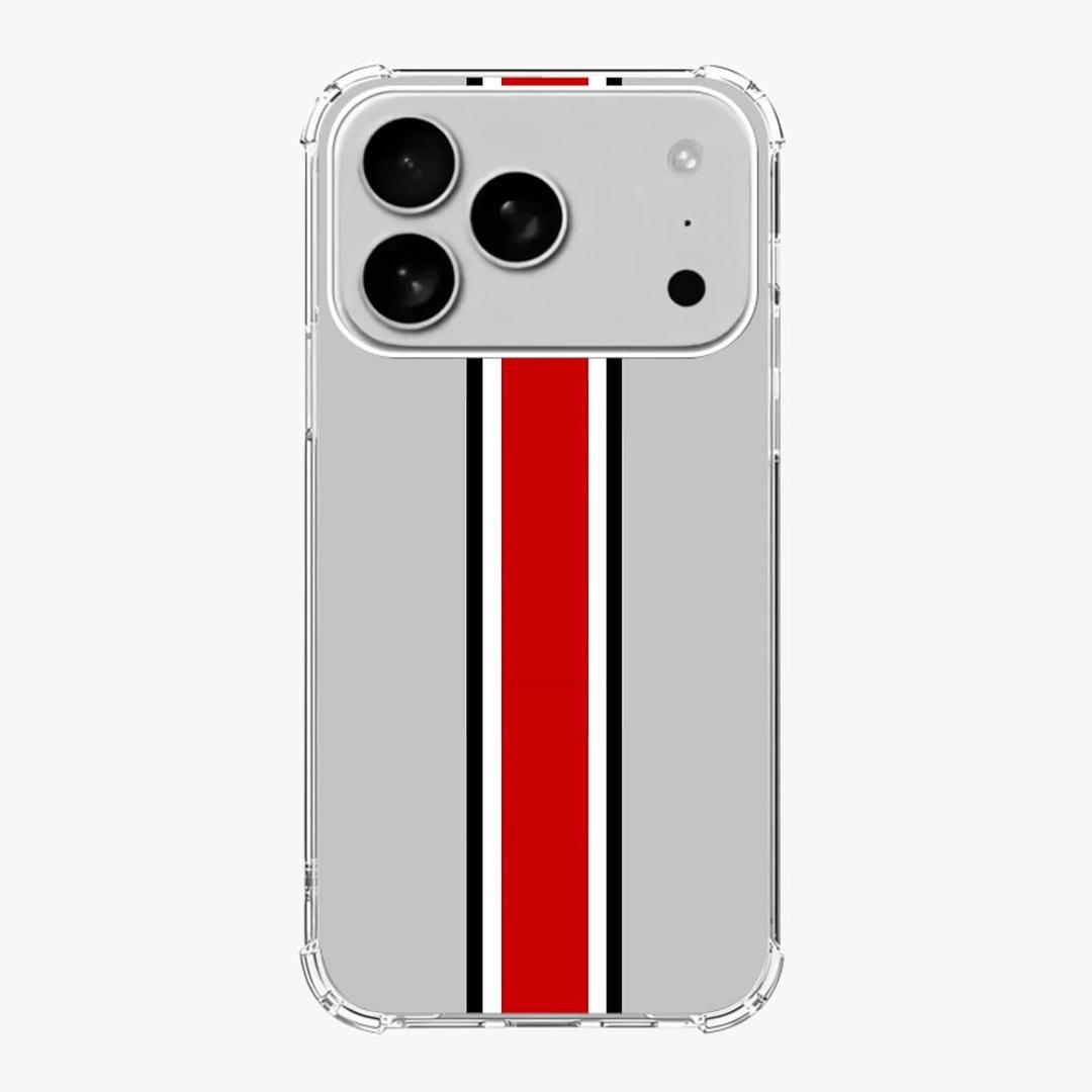 Ohio State Helmet Stripes Phone Case Compatible with iPhone 17 ProOhio State Helmet Stripes Cool Teen Woman Girl Boy Case for iPhone 17 Pro, Shockproof TPU Bumper Protective Cover Case