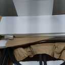 LITTLE TREE End Table, 3-Tier Side Table, Slim Sofa Side Table for Living Room, Tall Bedside Table Nightstand for Bedroom, Grey and Black 