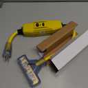 Southwire Shock Shield 15A Inline GFCI - 12/3 2' Cord - Lit Tri-Source End - Ground Fault Protection - Manual Reset - Durable Electric Cord