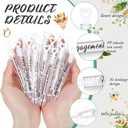 Foilswirl 50 Packs White Engagement Party Favors Happy Engagement Bubbles Wands Bulk Heart Wedding Bubbles for Guests Send Off Wedding Proposal Table Decor Bridal Shower Birthday Party Supply