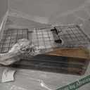 QEEIG Bathroom Shelves Over Toilet - Wall Mounted Floating Shelves Toilet Paper Storage Small Farmhouse Decor Shelf 16 inch Set of 3, Rustic Brown (019-BN3)