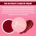 Juvia's Place Blushed Cream Blush Very Berry Multi-Purpose Cream Blush for Cheeks & Lips - 2in1 Formula, Smooth, Blendable Texture for a Soft Dewy Finish - Buildable & Lightweight Face Makeup