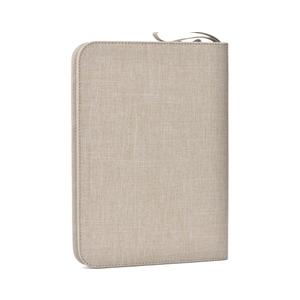 Lanxivi 48 Fountain Pen Case Tan Organizer Bag, Waterproof Canvas Pen Display Holder with YKK zipper