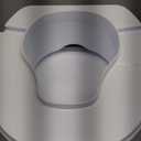 Raised Toilet Seat with Lid for Elderly, 6" High Toilet Seat for Elongated or Standard Commode, Raised Toilet Seat for Seniors, Handicap Toilet Seat Riser with Cover