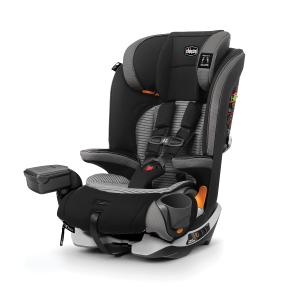 Chicco MyFit Zip Air 2-in-1 Harness + Booster Car Seat for Toddlers and Big Kids, 5-Point Harness, Belt-Positioning Booster, Zip-and-Wash Fabrics, 3D AirMesh Breathability, Q Collection , Black