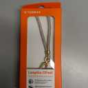 TORRAS Freedom Phone Lanyard Crossbody, Adjustable Lightweight Phone Strap with 2 Phone Tabs for iPhone 17 Pro, Ergonomic Shoulder Design Cell Phone Lanyard for All Phones, Skin-Friendly, Apricot