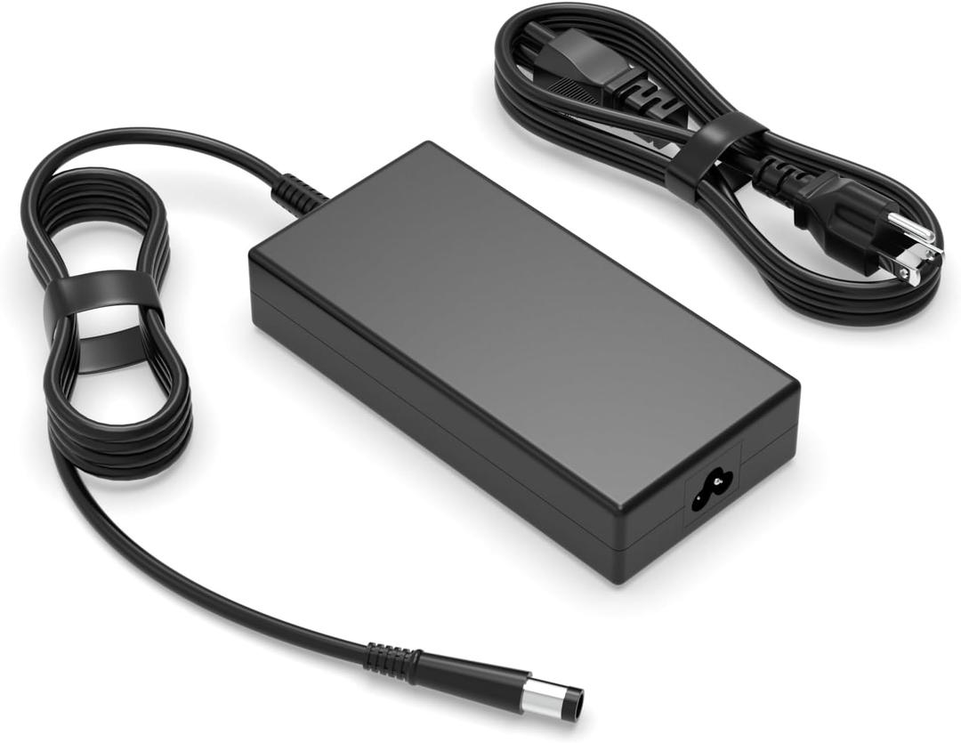 180W AC Adapter Compatible with Dell Precision 7680 7670 7770 7780 7510 7520 7530 7540 7550 G5 G7 15 17 LA180PM180 DA180PM111,Compatible with Dell Laptop Charger Power Supply Cord