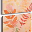 Oil Painting Style Decorative Poster - Autumn Memories - Canvas Wall Art Decorative Picture Prints For Library, Living Room, Study, Modern Home Decor, As A Gift To Friends, 11 X 11 Inch, 2 Pcs - D01
