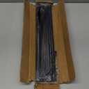 Alskarhem Black Curtain Rods for Windows 32 to 90 Inch,5/8 Inch Small Curtain Rod Set With Brackets