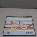 Snap - 8.5"x11" Front Loading Desktop - Wall Mounted Photo Frame - Perfect for Showcasing Memories in Style - Versatile and Durable Design for Home or Office Décor - Rectangular Wall Mount - Set of 1