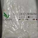 VISIONTEX Sheer Curtains 84 inch Length 2 Panels Set, White Voile Crushed Cream Vine Leaves Embroidery, Rod Pocket Embroidered Window Drapes for Living Room and Bedroom, 54" x 84"