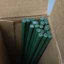 LAVEVE Garden Stakes 48 Inches Heavy Duty Steel Tomato Stake, Plastic Coated Support for Securing Trees, Climbing Plants, Cucumber, Beans, Pack of 20