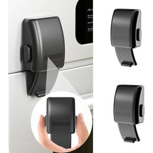 PILISPARK 1PCS Oven Lock Child Safety, Air Fryers Oven Front Door Lock Child Safety for Toddlers, Easy to Install Oven Safety Locks & Dishwasher Door Lock for Baby Safety