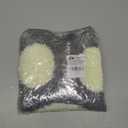 Paw Shaped Bathroom Rug, Water Absorbent Non-Slip Bath Mat, 17.7" x 23.6" Plush Microfiber Bath Rug, Machine Washable Shower Rug (Grey)