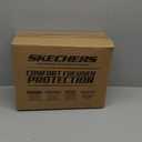 Skechers Memory Foam Car Seat Covers, Leather High Back Seat Covers Quilting Design,Waterproof Sports Car Seat Covers Front Seats,Airbag Compatible, Universal Fit for Most Cars, SUVs,Trucks,Black