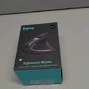 Ergonomic Mouse, LEKVEY Vertical Wireless Mouse - Rechargeable 2.4G Optical Vertical Mice : 3 Adjustable DPI 800/1200/1600 Levels 6 Buttons, for Laptop, Mac, PC, Computer, Desktop, Notebook etc, Black