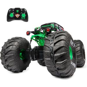 Monster Jam, Official Mega Grave Digger All-Terrain Remote Control Monster Truck, Over 2 Ft. Tall, 1:6 Scale, Kids Toys for Boys and Girls Ages 4 and Up (Mega Grave Digger (V2))