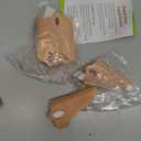 Chiroplax Tailor's Bunion Corrector Pads Bunionette Pain Relief Pinky Little Toe Straightener Separator Cushion Splint Protector Shield Spacer Cover Guard (4 Pads, Shims -Small)