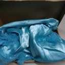 Girls Princess Dress Luxury Princess Costume Christmas Birthday Party Snow Princess Dress Up for Girls Halloween Cosplay Fancy Dress with Shining Long Cape (4-5 Years, Blue)