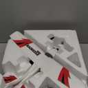 volantexrc RC Plane Trainer 3CH Remote Control Airplane with Prop Saver, 6-Axis Gyro Stabilizer & 3 Modes to Fly, Hobby Radio Controlled Aircraft RTF for Beginners & Adults (400mm, Red)