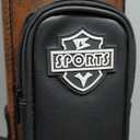 2x2 Hard cue case Oval Pool Cue Billiard Stick Carrying Case (A03-Brown)