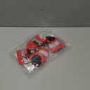 YAODHAOD Dog Shoes for Winter, Dog Boots & Paw Protectors, Fleece Warm Snow Booties for Puppy with Reflective Strip Anti-Slip Rubber Sole for Small Medium Size Dogs, Size 3: 1.5"x1.3" (L*W), Red