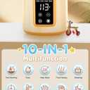 Bottle Warmer, Faster Heating Baby Milk Warmers for All Bottles with Accurate Temp Control Water Bath Tech and Auto Shut-Off, BPA-Free Multifunctional Bottle Warmer for Breastmilk and Formula