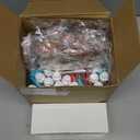 Henoyso 50 Set Christmas Hand Cream Bulk and Lip Balm Bulk Xmas Holiday Gifts Favors with Organza Bag Thank You Card and Acrylic Keychains Thank You Gift Set Bulk Christmas Stuffers Party Supplies