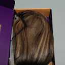 Brown mix Blonde Highlight Synthetic Lace Front Wig,Side Part Short Straight Glueless Bob Wig for White Women Daily Use 10IN (#TT4/243)