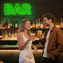 Led Neon Bar Signs for Home Wall Decor, Light up Bar Sign Decorations for Home Living Rooms, Suitable for Speakeasy Backyard Basement Garage Small Wedding Decor