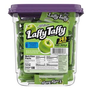 Laffy Taffy Candy, Sour Apple Flavor, 145 Pieces (49.3 Ounce (Pack of 1)), BB Date Not Found