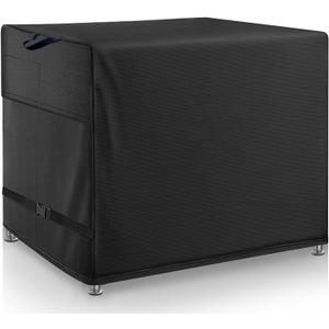 Stainless Steel Table Cover - Heavy Duty Waterproof Cover for 60 x 30 Inches Metal Prep Table, Compatible with 60 inch Outdoor Utility Cart and Storage Cabinet Black