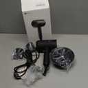 slopehill Professional Ionic Hair Dryer, Powerful 1800W Fast Drying Low Noise Blow Dryer with 2 Concentrator Nozzle 1 Diffuser Attachments for Home Salon Travel (Black)