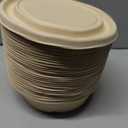 100 Pack 34 oz Disposable Soup Bowls with Lids for Soup Salad Meal Prep, 100 pc