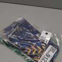 Artoid Mode Menorah Star Olives Hanukkah Placemats Set of 4, 12x18 Inch Chanukah Holiday Table Mats for Party Kitchen Dining Decoration (Blue)