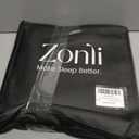 ZonLi Cooling Blanket for Hot Sleepers, 60"x80" Twin Size, Q-Max 0.5 Lightweight Cool Touch Breathable Summer Blanket for Night Sweats, All-Season Cold Blankets, Mist Gray