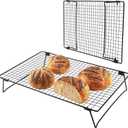 Sourdough Cooling Rack, Heavy Duty Cooling Rack for Sourdough, 17113 Inch Elevated Design, BlackGifts for Baking Must Haves,1 PCS