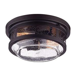 Globe Electric Vintage Switch Natural Bronze Dimmable Outdoor Light Fixture Hardwired - Case of: 1
