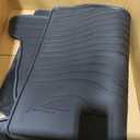 Car Floor Mats Custom Fit for Mercedes Benz EQA EQB (X243) 250 300 350 2020-2025 (2rd Split Type) Full Black Rubber Auto Liner Mats All Weather Protection Odorless