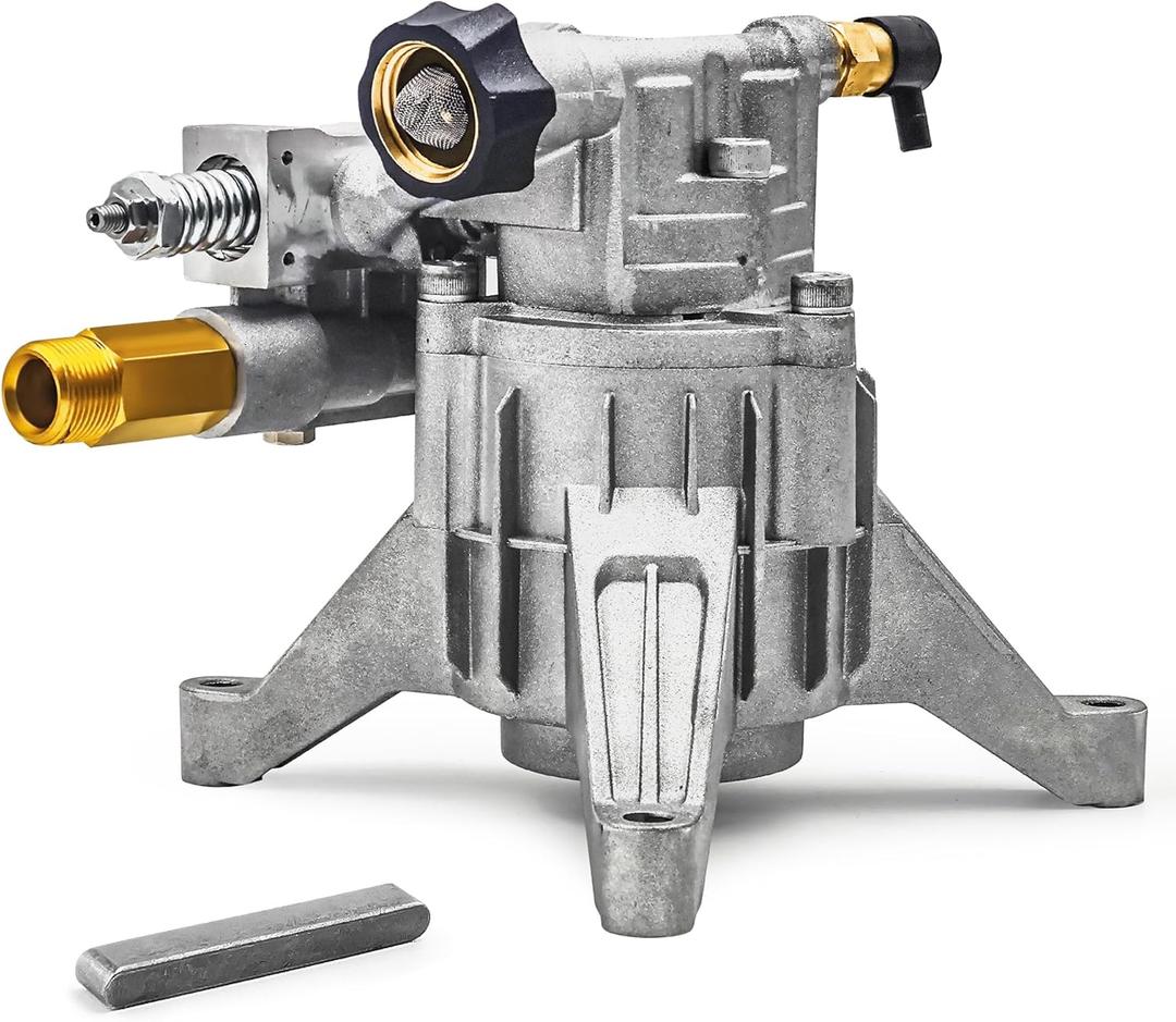 3400PSI Pressure Washer Pump Replacement 7/8'' Shaft Vertical Power Washer Pumps Replacements Pumps for Pressure Power Washer