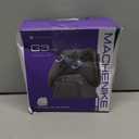 Machenike G3V2 Bluetooth Controller for Pc/Switch/Ios/Android, Hall Effect Joysticks, RGB Lighting Gaming Controller,2 Programmable Buttons,1000mah Battery With Charging Station, White