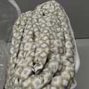 Great Bay Home Reversible Patchwork Sofa Cover - Washable Slipcover Furniture Protector with Elastic Straps - Couch Cover for Dogs, Kids, and Pets - Box-Stitched Detail (Sofa, Taupe)