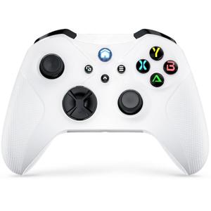 Dinosoo Wireless Controller for Xbox Series X/S/Xbox One, Android/PC Steam, Bluetooth Dual Vibration Turbo Function 3.5mm Headphone Jack Macro Function White
