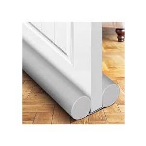 BKSAI Door Draft Stopper for Doors No Adhesive Draught Excluder Under Door Wind Blocker for Bottom of Door,Reduce Noise Draught Excluder Sweep Sound Proof (Grey 24-29IN / Distance Under The Door 1IN) (Gray)